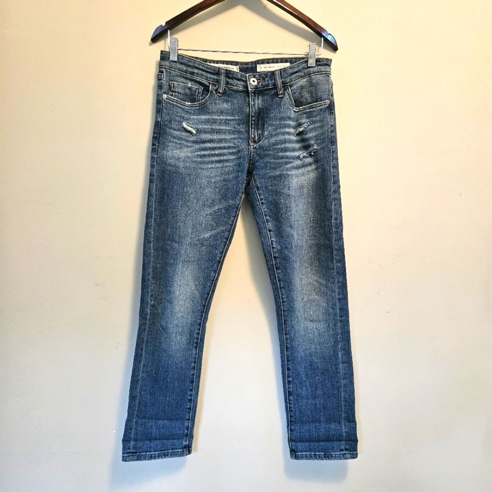 Pilcro And The Letterpress By Anthropology Jeans Women Sz 27 Slim Fit Boyfriend